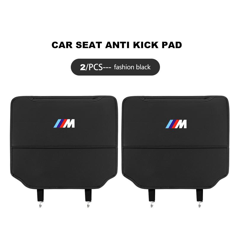 1/2 st bilsätesskydd skyddsskydd anti-sparkdyna förvaringsficka tillbehör för BMW E70 E91 E30 G30 M3 M5 X6 X4 X7 E93 X1 X3 X5