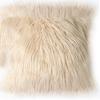 Soft Long Fur Fluffy Sofa Pillowcase Plush Square Luxury Cushion Cover Ins Home Room Decorative Winter Pillow Cover 45x45cm