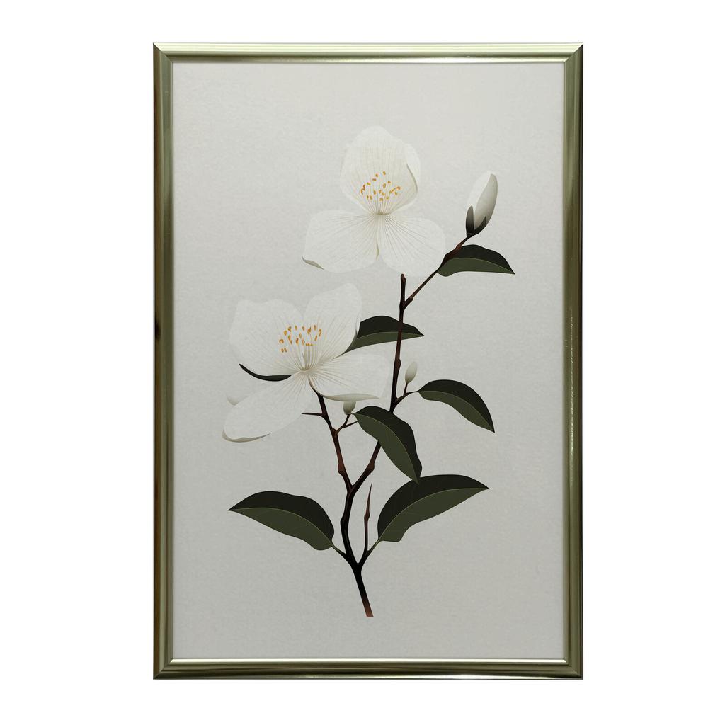 Jasmine Branch Jasmine Branch, 30X40 Cm, Frameless, 230 Gsm Matte Paper