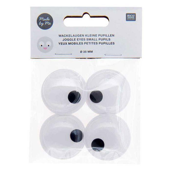 Movable Eyes Ø 35 Mm - Small Pupils