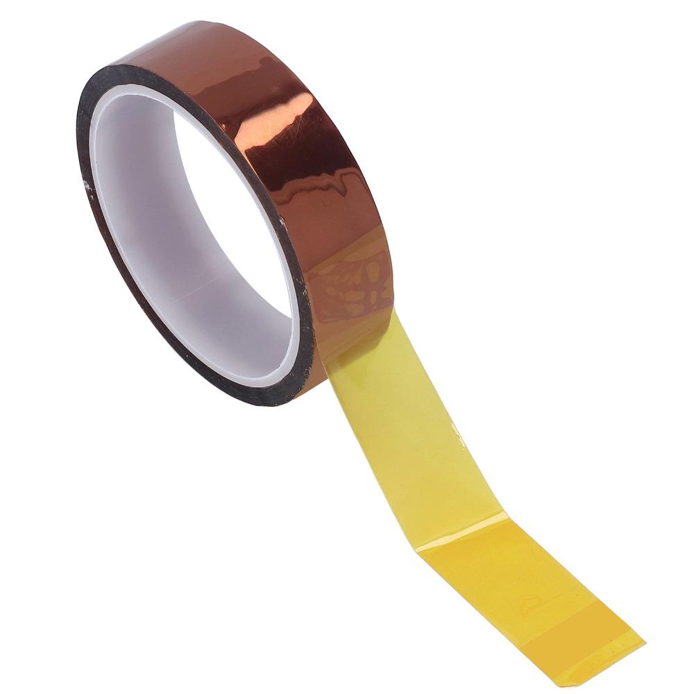 4PCS Durable Width 25mm Antistatic Adhesive Tape 33 Meter Practical Polyimide Insulation Tapes Heat Tape CPU Protection