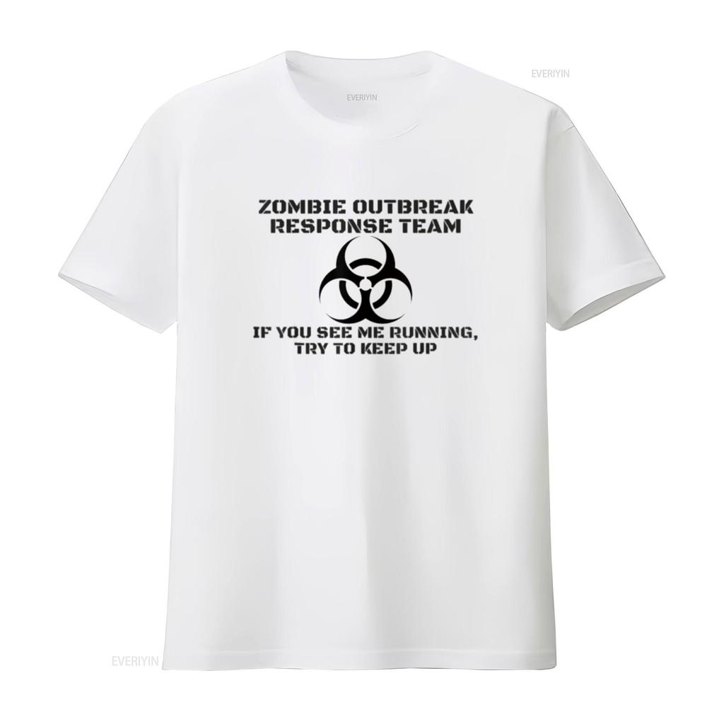 Cool Zombie T Shirt Women Apocalypse White X Large Vintage Washed Comfortable Streetwear Soft Fashion Casual Designer Clothes