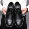 High Quality Italian Luxury Brand Lace-Up Non-slip Men Driving Shoes Leather Men Casual Shoes Breathable formal Mens Dress Shoes