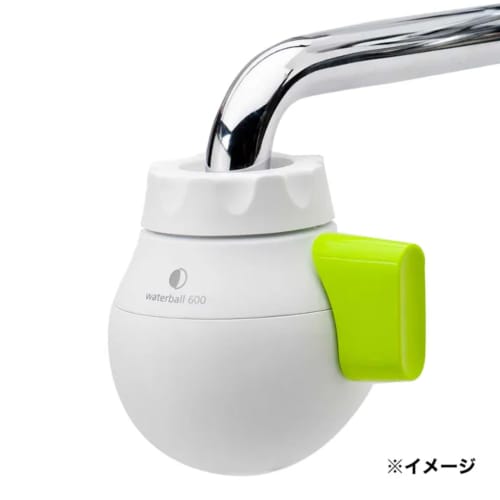 Toray Faucet-Mounted Compact Water Purifier "Waterball" White/Green WB600B-G