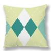Colored Plaid Geometric Pillow Cover Contrasting Color Creative Pillow Cover Quilt Cover Premium Durable Quality