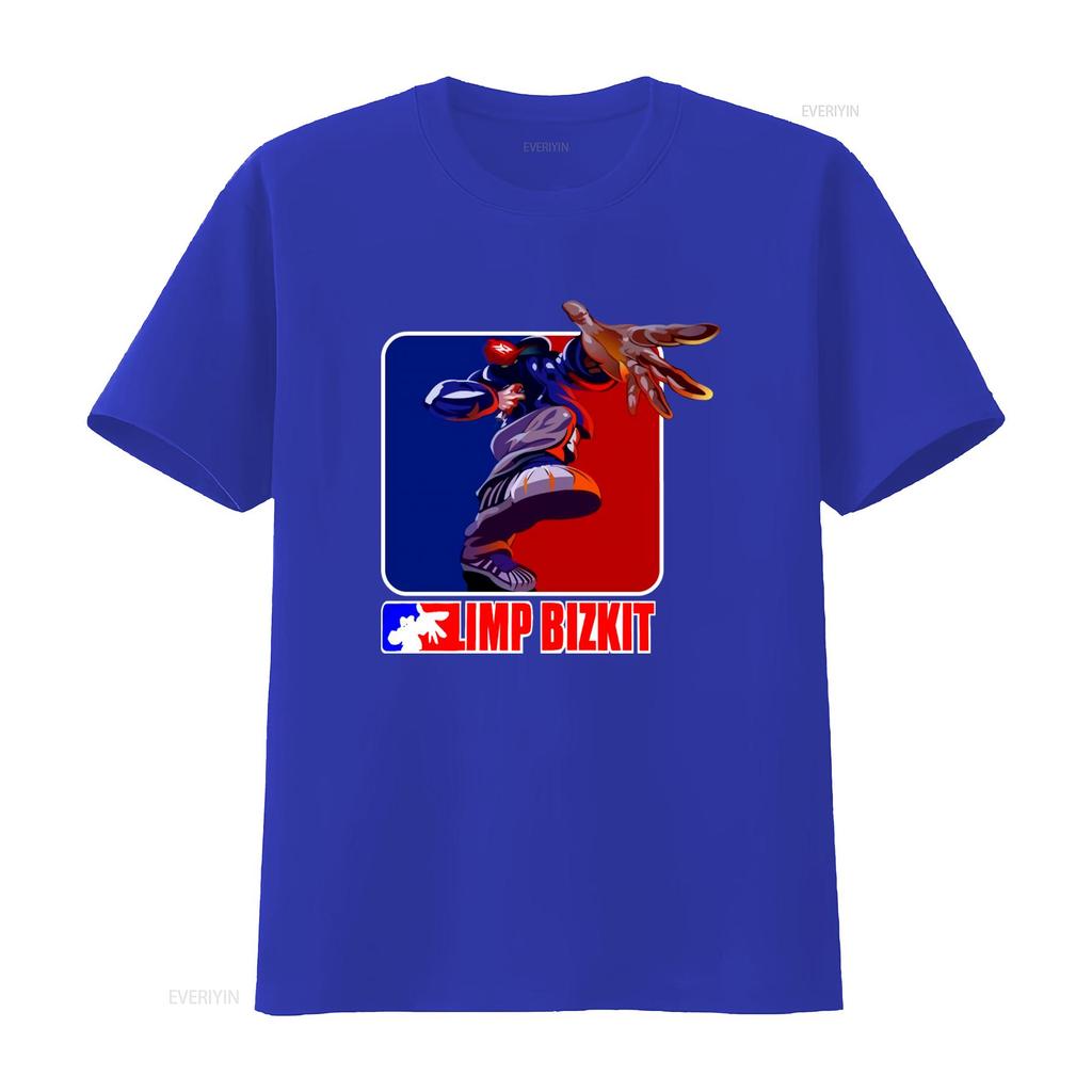 Limp Bizkit Potisk Tričko Stylové Streetwear pro Hip Hop Fanoušky vintage Prané Ležérní Měkké Unisex Prodyšné Mírně