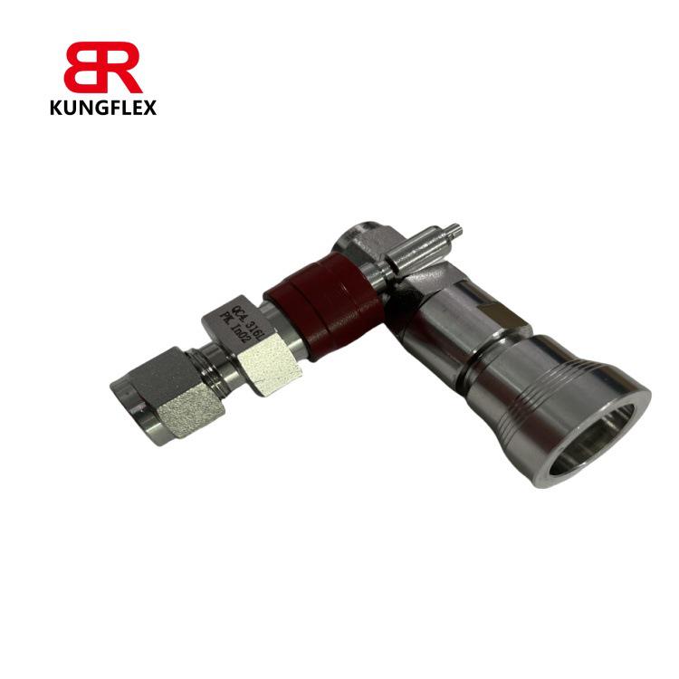 KUNGFLEX ND Series Quick Connect Fittings, 316L Stainless Steel, 3000psi NPT, Compatible with CPI Fittings.