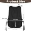 2-piece Unisex Cobbler Apron with 3 Pockets and Adjustable Drawstring Waist, Lightweight for Kitchen, Hair Salon, or Gardening