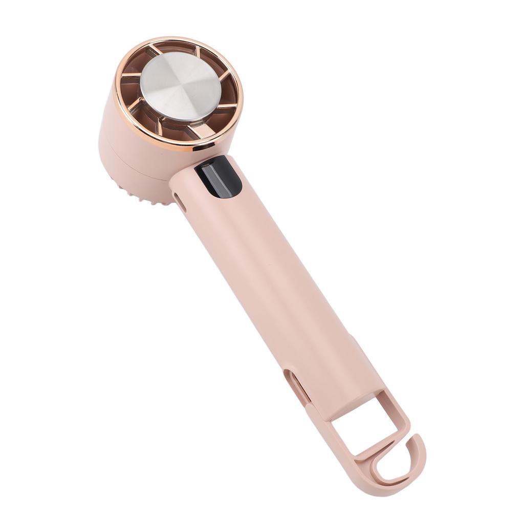 Mini Portable Fan Handheld Semiconductor Cooling Fan 3 Speed Small Desk Fan USB Rechargeable for