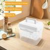 5L Pickle Jar with Airtight Lid Leakproof Fermentation Container with Handle Pressure Plate for Home Kitchen Food Preservation