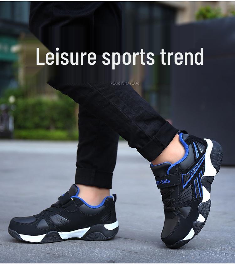 Boys' Breathable Non-slip Running Shoes for Ages 6-12 – Wear-resistant, Trendy, Spring/Autumn