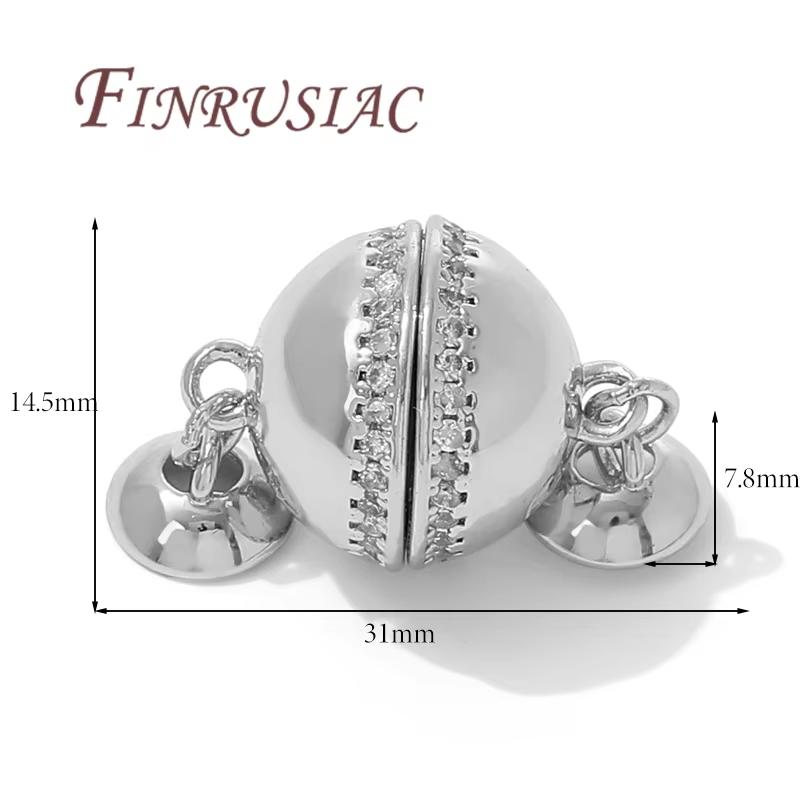 18K Gold Plated Lock For Bracelets,Clasp For Jewelry Connectors,Decorative Pearl Clasp,DIY Jewelry Making Supplies