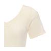 Triumph Cotton Mesh Innerwear Sleeve Top 1595 Size L 100% 5300, 3/4 (White),