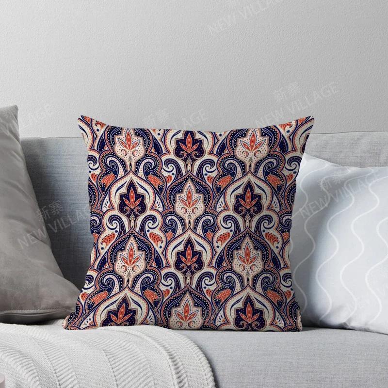Fall Home Decor Autumn Living Room Throw Pillow Cover Sofa Boho Cushion Cover  Mandala