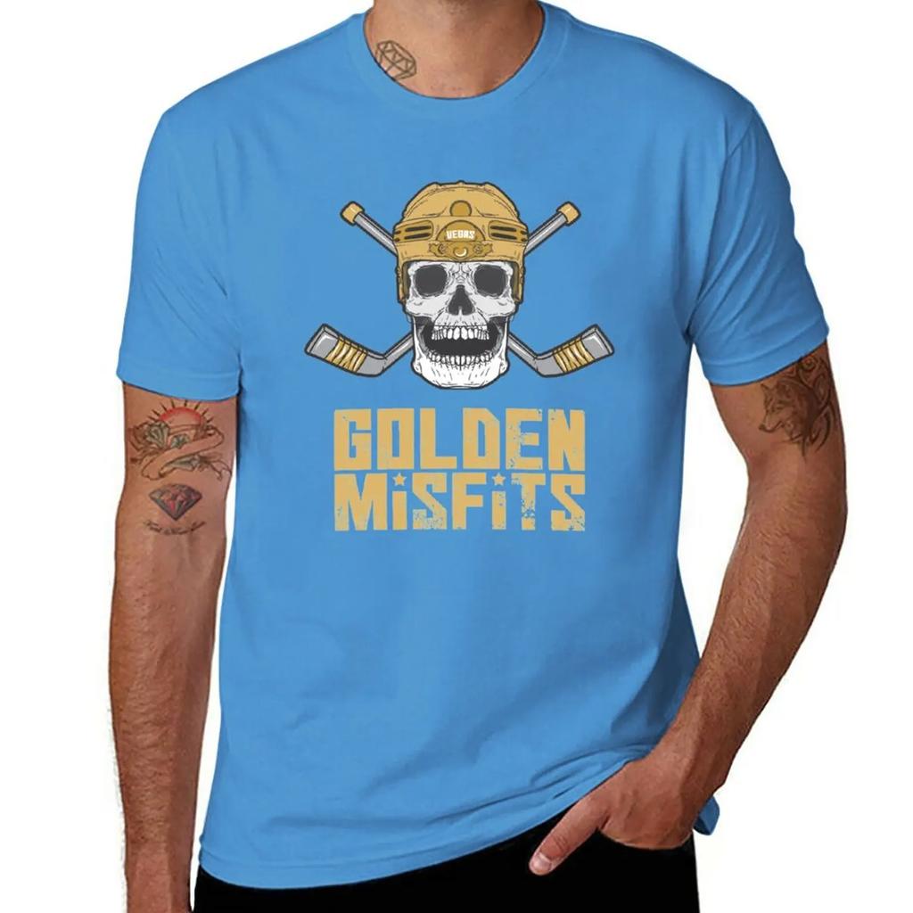Golden Misfits T-Shirt customs vintage clothes sweat tees plain t shirts