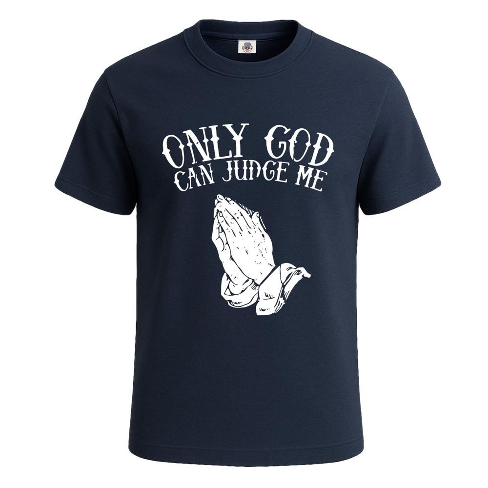Only god can judge me party sarcasm mens t shirt funny novelty gift top 2XL
