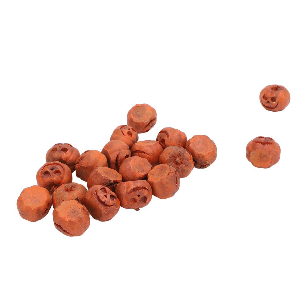 20pcs Miniature Pumpkin Figurines Mini Resin Pumpkin Ornaments Garden Grimace Pumpkin Miniature Land