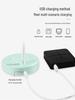 LED Desk Lamp with Eye Protection, Three-Level Dimming, USB Charging & Plug-in, Dual Use for Bedroom or Dorm.