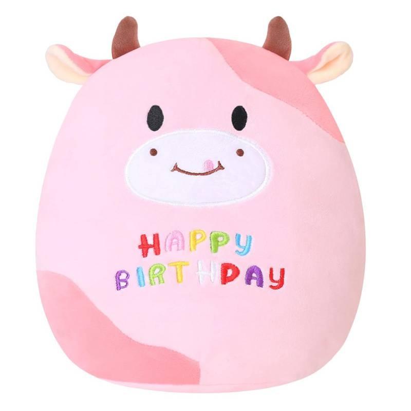 Cat Birthday Squishmallows Cow Unicorn Plush Toy Cute Doll Cartoon Kids Gift