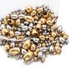 20-50pcs Metal Seed Beads Oval Cylinder Stainless Steel Big Hole Spacer Loose Beads For Jewelry Making DIY Necklace Bracelet
