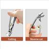 Professional Steel Toenail Cutter With Smooth Sliding Mechanism Nail File For Easy Grooming Quick Nail Shaping Tool