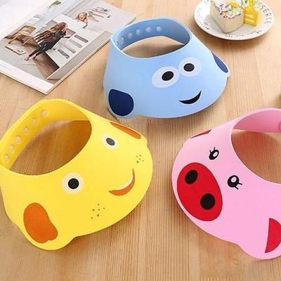 Toddler Kids Wash Hair Shield Direct Visor Caps Shampoo Bathing Shower Cap for Children Baby Care Sweet Lovely Baby Hats