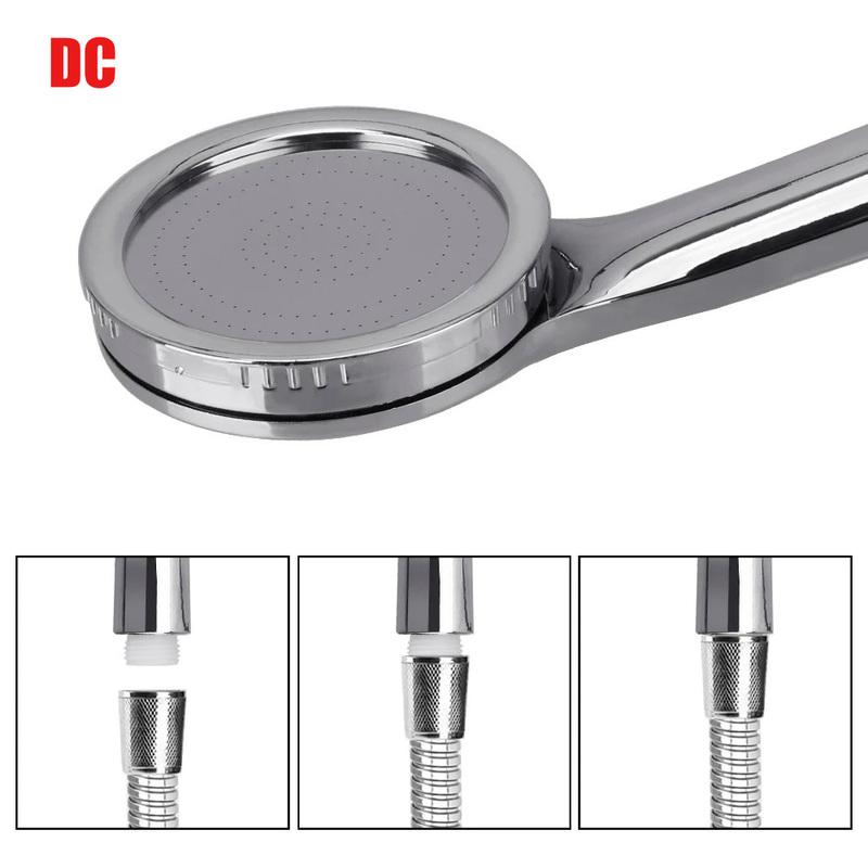 Rainfall Chrome Bath Shower Head 1pc Water Saving Spray Nozzle High Quality Pressurized Nozzle Shower Head High Pressure