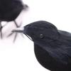 Halloween Bird Decor with Artificial Crows for Garden and Party