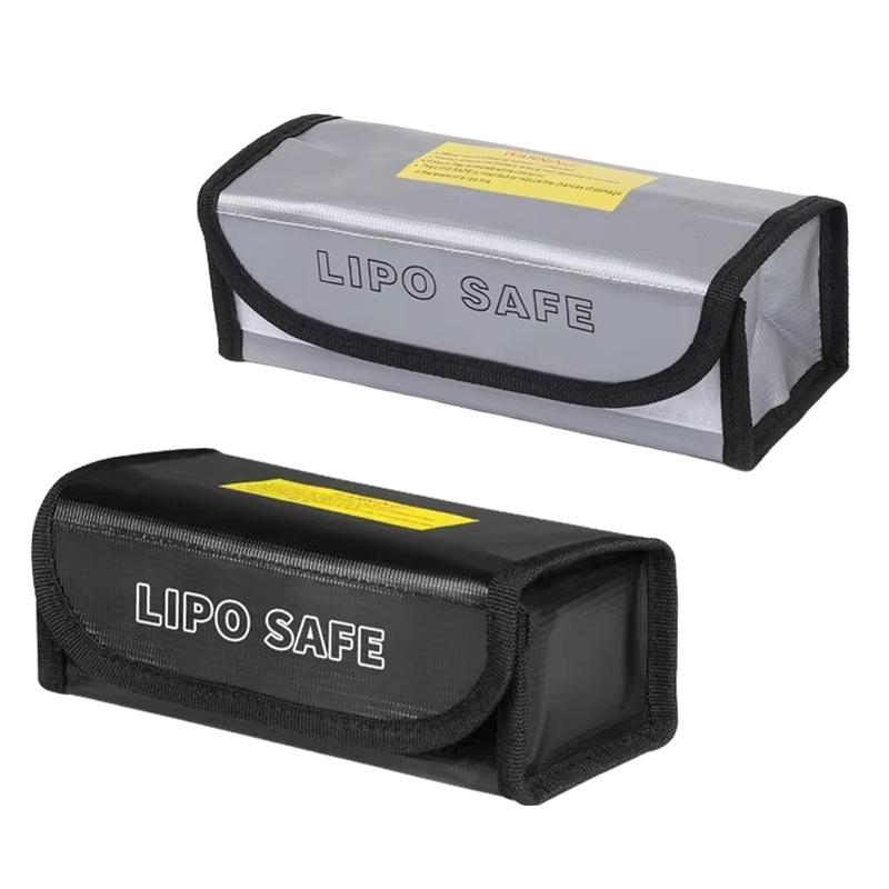 Lipo Battery Safety Bag 185X75X60Mm Mini Waterproof Fireproof Explosion-Proof Portable for Rc Fpv Racing Drones Car Battery Safe