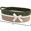Cotton Rope Woven Storage Basket for Snacks, Tea & Keys