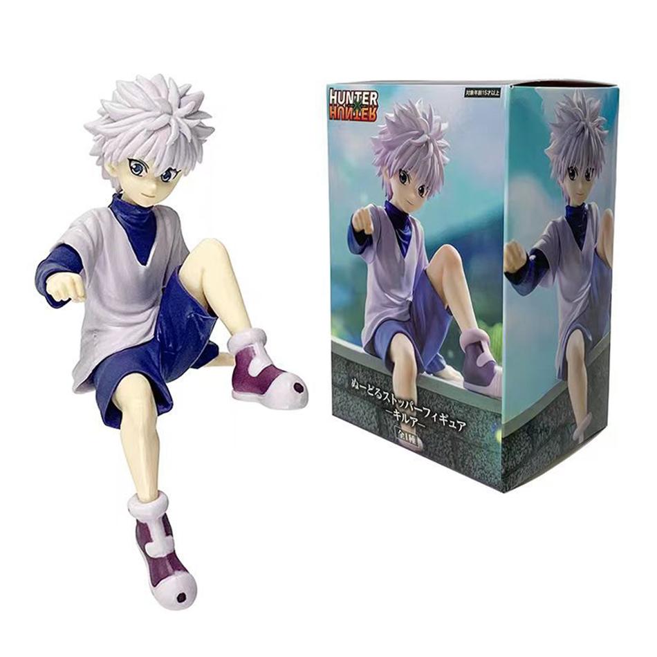 14-23cm Hunter x Hunter Chrollo Lucilfer Figura de Anime Trupe Fantasma Hisoka Figura de Ação Killua Zoldyck Kurapika Modelo Brinquedos