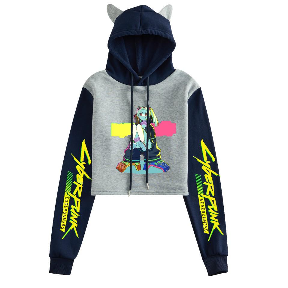 Cyberpunk: Felpa con cappuccio in pile Edgerunners Rebecca - Edizione Autunno/Inverno 2022