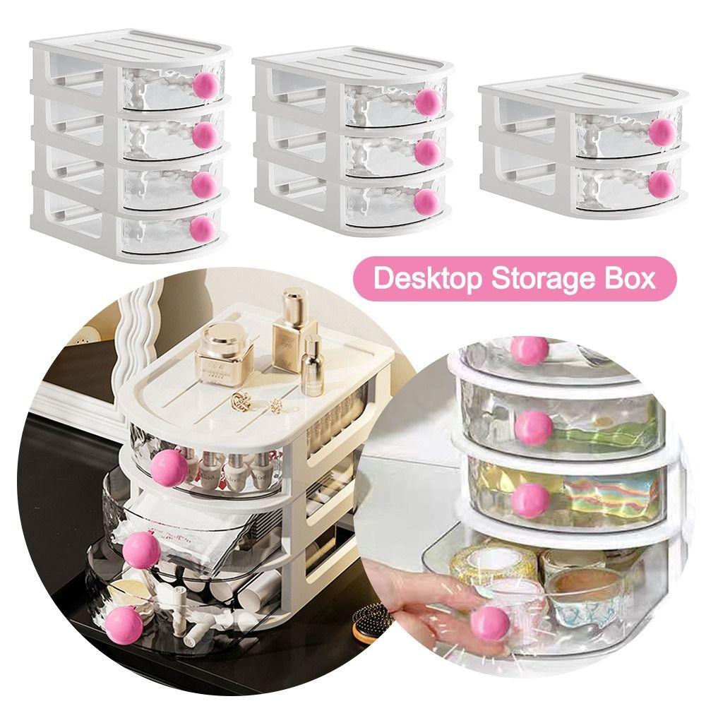 

Multi-layer Storage Cabinet Drawer Type Storage Shelf Lovely Desktop Storage Box
