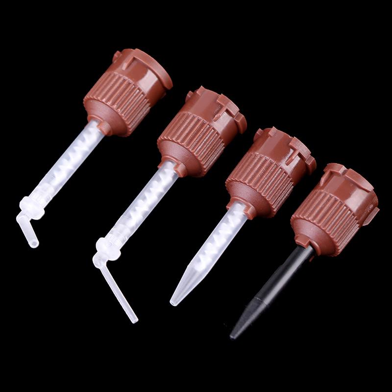 50 Pcs Dental Materials Impression Mixing Tips Silicone Rubber Mix Head