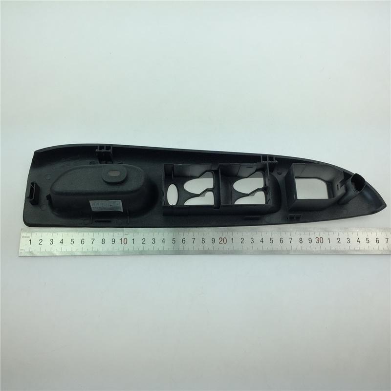 For Chery QQ3 Car Door Armrest Cover Accessories Electric Glass Lifter Switch Panel Silver