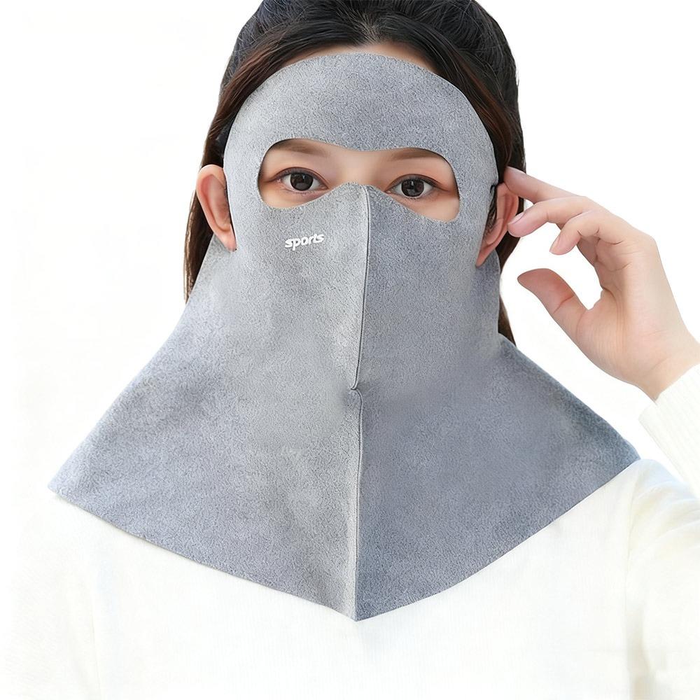 

Dustproof Warm Mask Washable Face Cover Portable Face Mask Autumn and Winter светло-серый