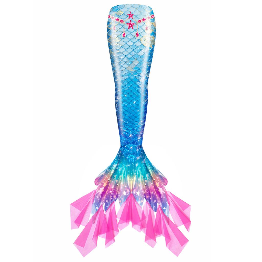Coda da Sirena per Bambina Costume da Bagno Sirena per Bambina Costume da Bagno Principessa Ariel Esplosione Transfrontaliera