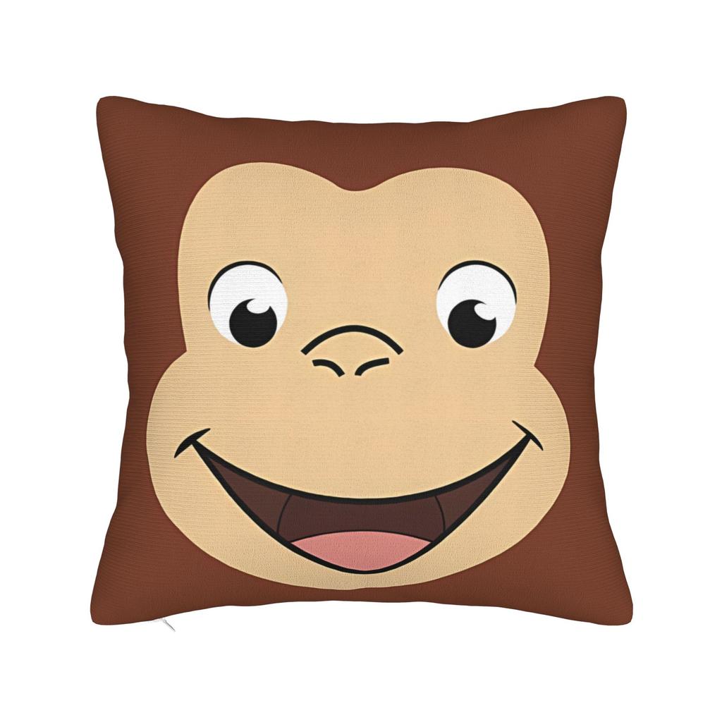 Pillow Cover Curious Georges Novelty Pillow Case For Couch Sofa Bedroom Pillowcases