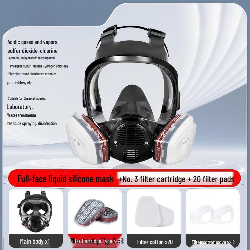 DAXTE A8 Full Face Gas Mask