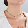 Rainbow Tennis CZ Chain Choker Necklaces Mixed Color Summer Jewelry for Women Short Necklace Wholesale/Dropshipping