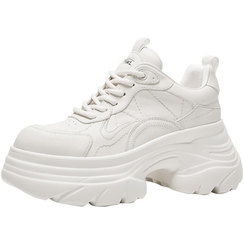 CHERY KALLY Women s Classic Chunky Platform Sneakers EU 38 белый