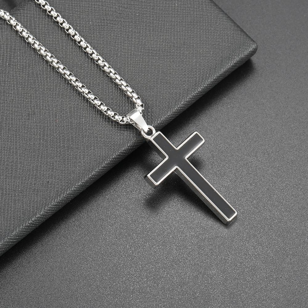 Hip Hop Necklace Jewelry Men'S Street Personality Bouncing Alloy Pendant Sweater Chain