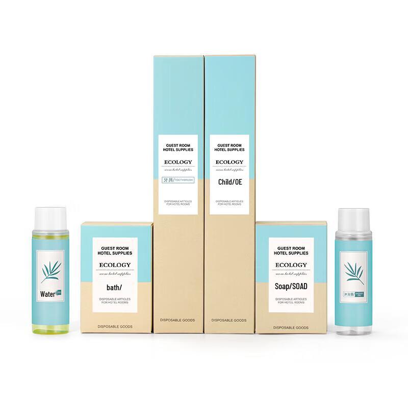 Haojiali Embalagem Grande de Amenidades Descartáveis para Hotéis e Pousadas
