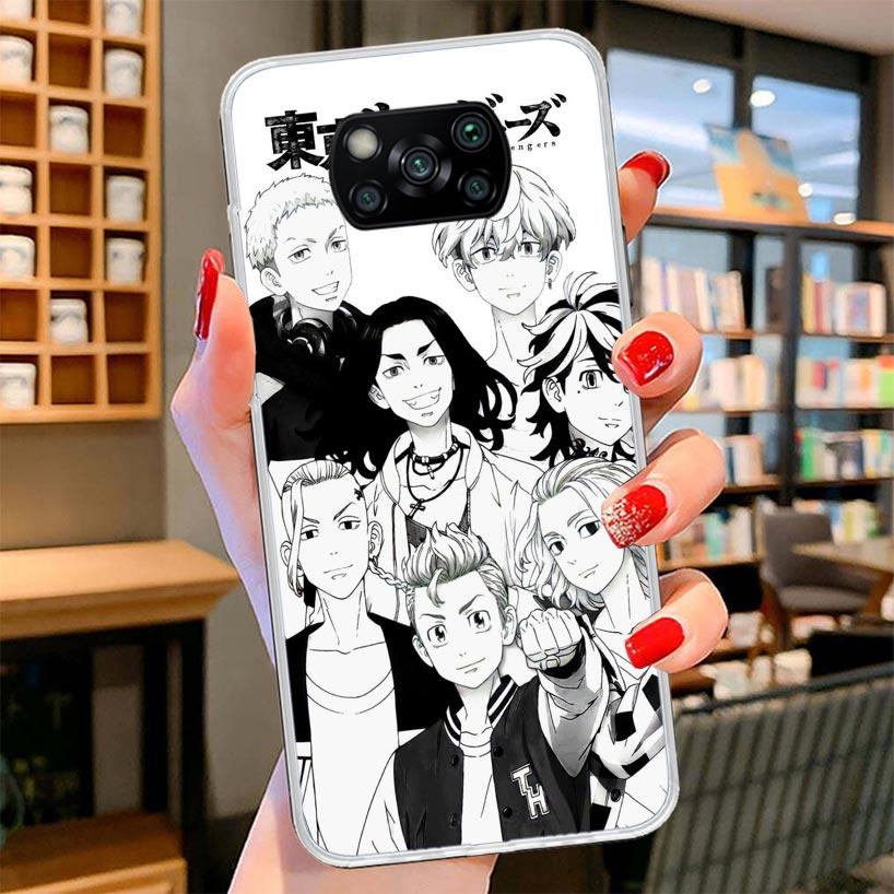 Tokyo Aevengers Black Anime Cover Phone Case For Xiaomi Poco F7 Ultra X7 X6 X5 Pro M7 Redmi 15C 15 13C 13 12C 12 10C 10 9A 9C 9T