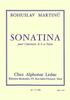 Martinu: Sonatine (clarinet, Piano) Leduc Publishing