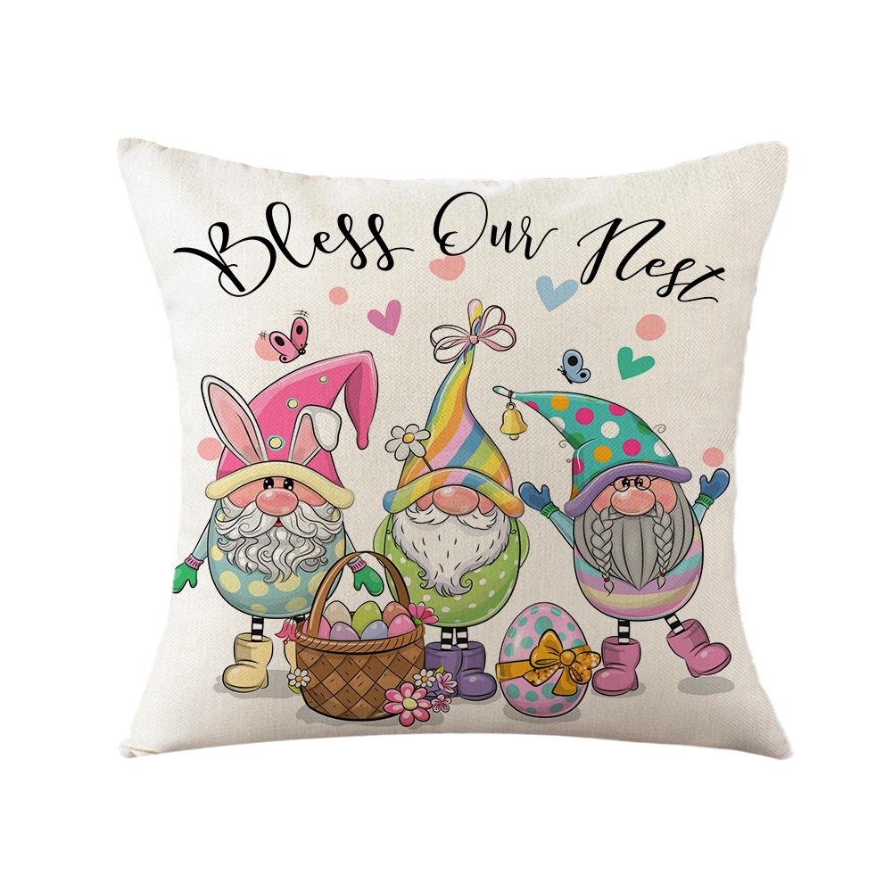 

Pillow Ins Cartoon Rabbit Print Pillow Case Sofa Decorative Pillow New Pillow Case 45 * 45Cm (excluding pillow core)