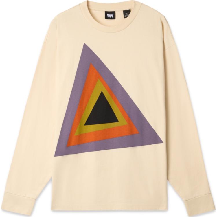 

Мужская футболка Levis Skate Series с принтом, рубчатая, с круглым вырезом, свободного кроя, с длинным рукавом, топы, светло-желтый, A1006-0013 L