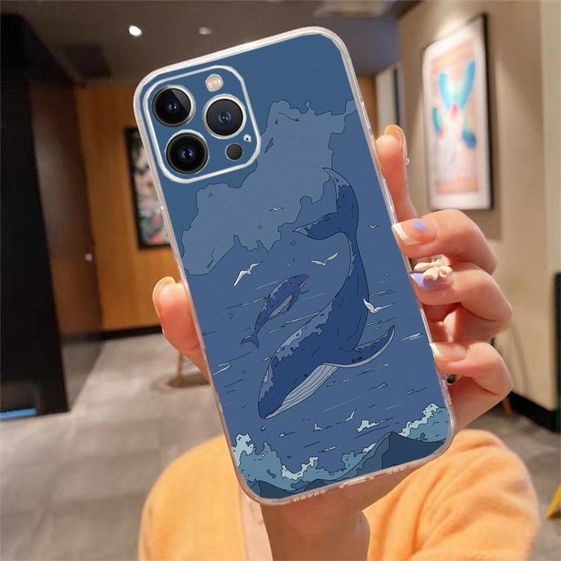 Phone Case For iphone 17 Pro Max Air 17 16 15 14 13 Pro Max 15Plus 15 16 Pro Scenery Sky Moon Landscape