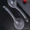 Individually Wrapped Disposable Large Soup Spoons