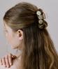 Merrymotive Glitter With Knitted Hair Claw (Beige)